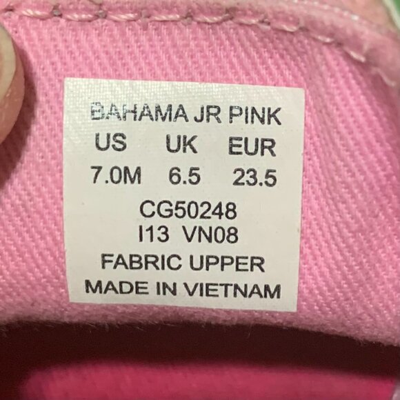 Sperry Top Sider Bahama JR. Pink Slip on Loafers, shoes with laces. Size 7M - Picture 3 of 9